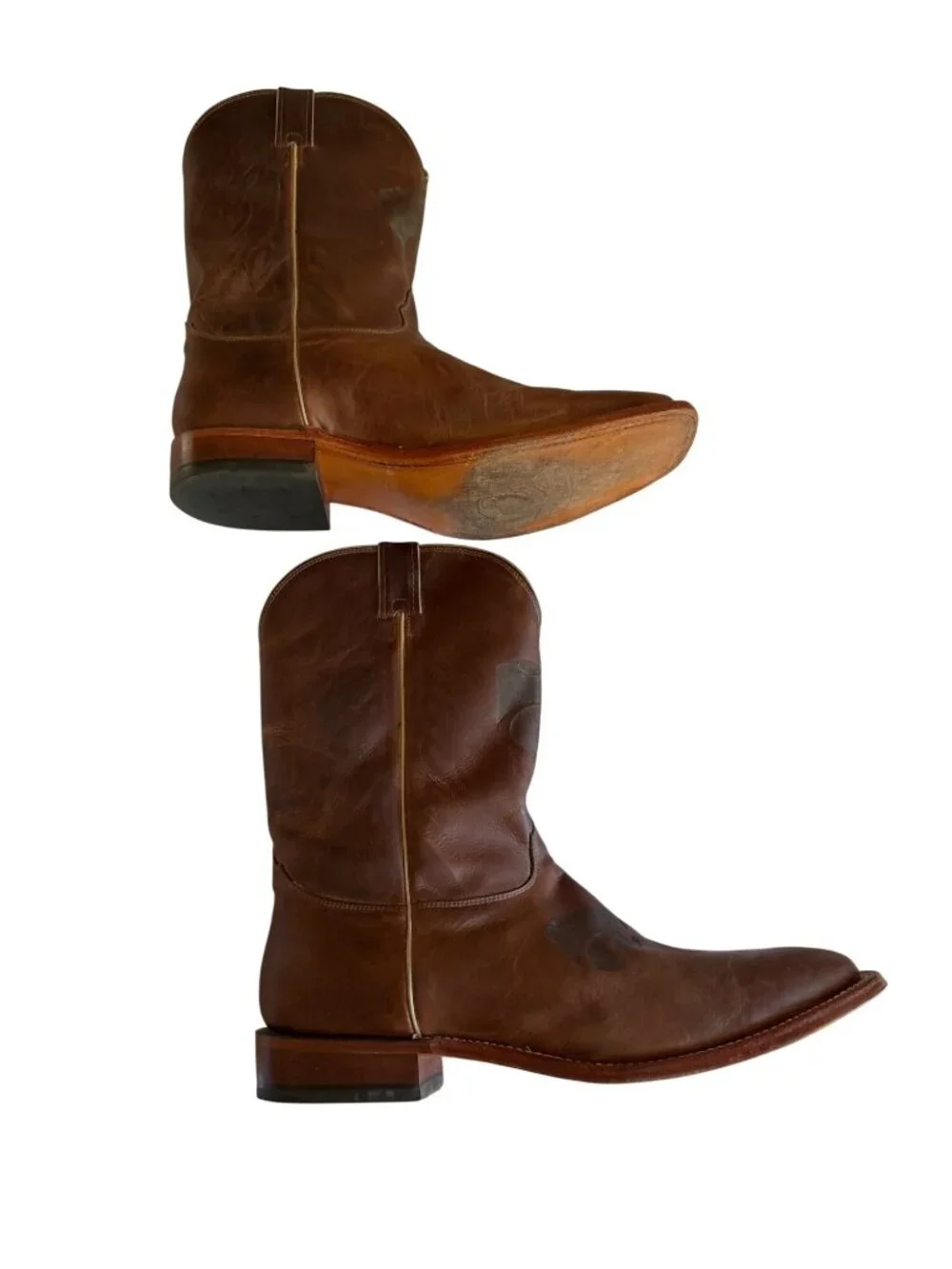 Nocona Boots Mens KSU Brown Cowhide Branded Style MDKSU12 Size 14EE Handcrafted